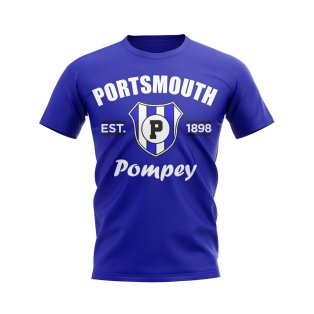 Portsmouth Established Football T-Shirt (Blue)