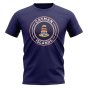 Cayman Islands Football Badge T-Shirt (Navy)