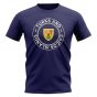 Turks and Caicos Islands Football Badge T-Shirt (Navy)