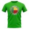 Benin Football Badge T-Shirt (Green)