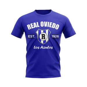 Real Oviedo Established Football T-Shirt (Blue)