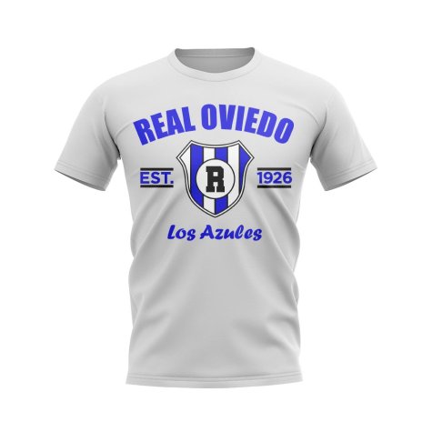 Real Oviedo Established Football T-Shirt (White)