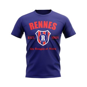 Rennes Established Football T-Shirt (Navy)