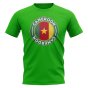 Cameroon Football Badge T-Shirt (Green)