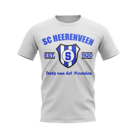 SC Heerenveen Established Football T-Shirt (White)