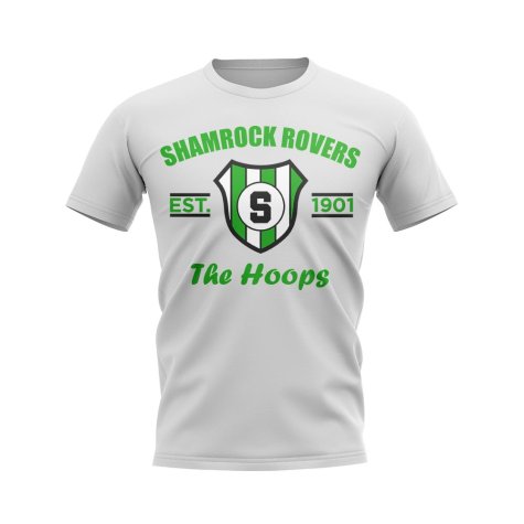 Shamrock Rovers Established Football T-Shirt (White)