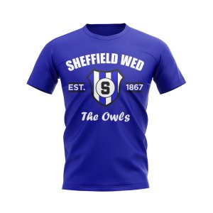 Sheffield Wednesday Established Football T-Shirt (Blue)