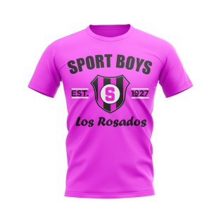 Sport Boys Established Football T-Shirt (Pink)