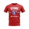 Stoke Established Football T-Shirt (Red)