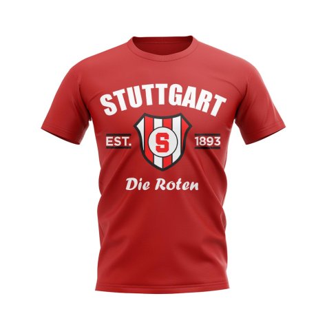 Stuttgart Established Football T-Shirt (Red)