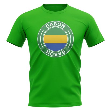 Gabon Football Badge T-Shirt (Green)