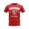 Swindon Established Football T-Shirt (Red)