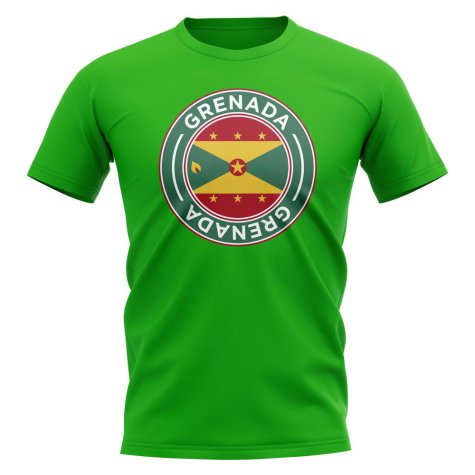 Grenada Football Badge T-Shirt (Green)