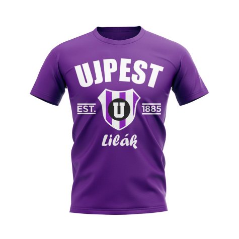 Ujpest Established Football T-Shirt (Purple)
