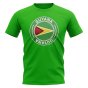 Guyana Football Badge T-Shirt (Green)