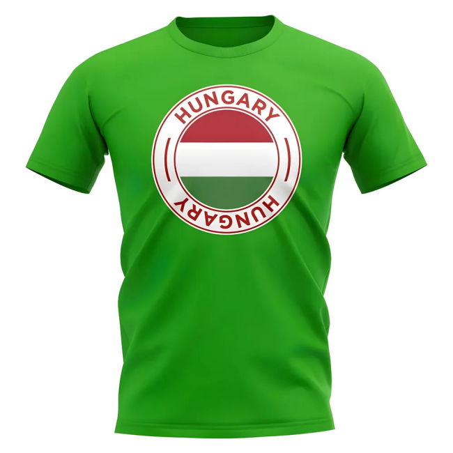 Hungary Football Badge T-Shirt (Green)