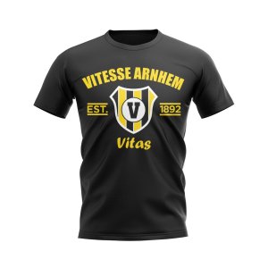 Vitesse Established Football T-Shirt (Black)