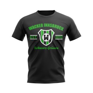 Wacker Innsbruck Established Football T-Shirt (Black)