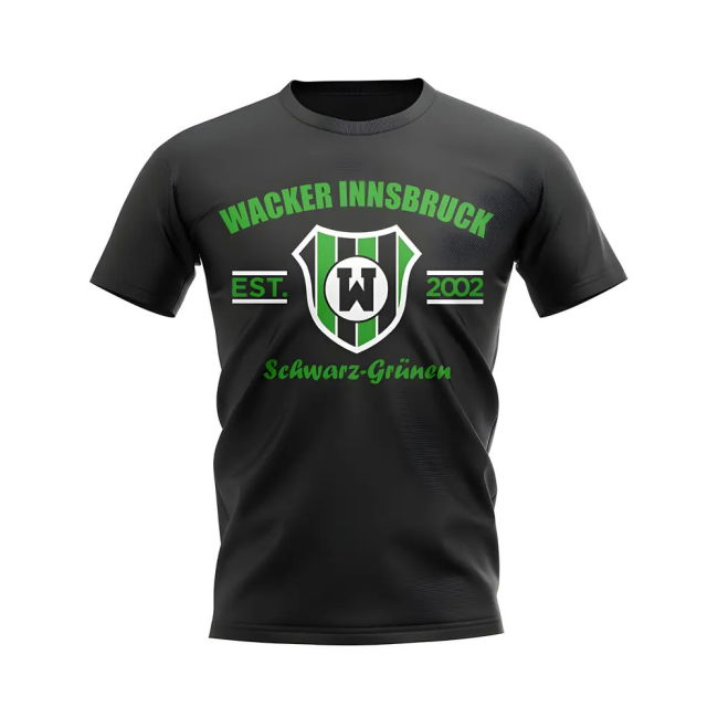 Wacker Innsbruck Established Football T-Shirt (Black)