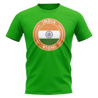 India Football Badge T-Shirt (Green)