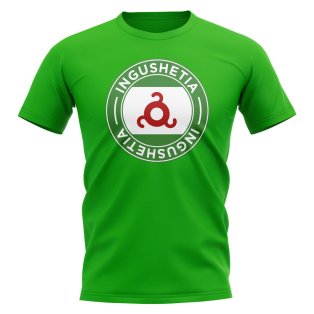 Ingushetia Football Badge T-Shirt (Green)