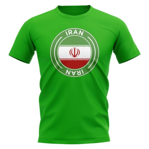 Iran Football Badge T-Shirt (Green)
