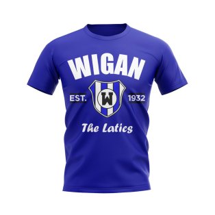 Wigan Established Football T-Shirt (Blue)