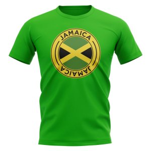 Jamaica Football Badge T-Shirt (Green)