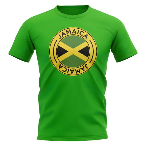 Jamaica Football Badge T-Shirt (Green)