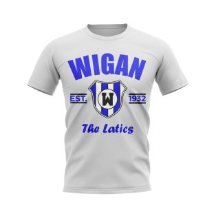 Wigan Established Football T-Shirt (White)