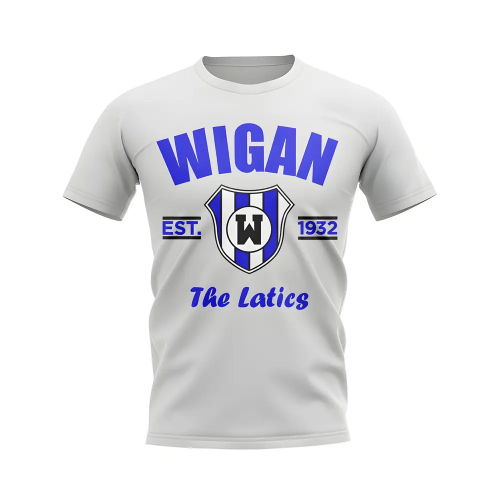 Wigan Established Football T-Shirt (White)