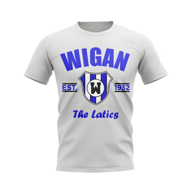 Wigan Established Football T-Shirt (White)