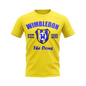 Wimbledon Established Football T-Shirt (Yellow)