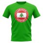 Lebanon Football Badge T-Shirt (Green)