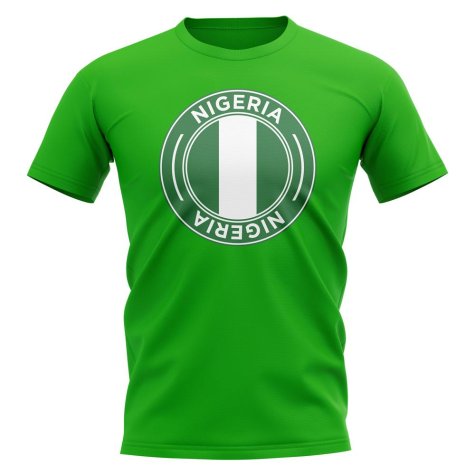 Nigeria Football Badge T-Shirt (Green)