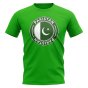 Pakistan Football Badge T-Shirt (Green)