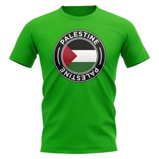 Palestine Football Badge T-Shirt (Green)