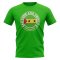 Sao Tome and Principe Football Badge T-Shirt (Green)