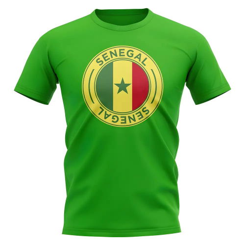 Senegal Football Badge T-Shirt (Green)