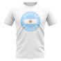 Argentina Football Badge T-Shirt (White)