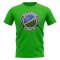 Solomon Islands Football Badge T-Shirt (Green)