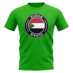 Sudan Football Badge T-Shirt (Green)