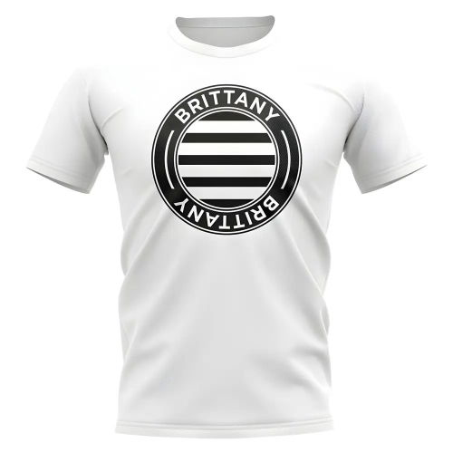 Brittany Football Badge T-Shirt (White)