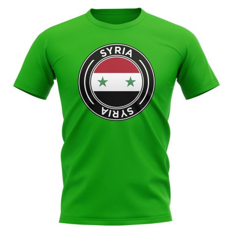 Syria Football Badge T-Shirt (Green)