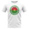 Burkina Faso Football Badge T-Shirt (White)