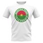 Burkina Faso Football Badge T-Shirt (White)