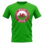 Wales Football Badge T-Shirt (Green)