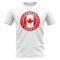 Canada Football Badge T-Shirt (White)