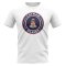 Cayman Islands Football Badge T-Shirt (White)