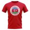 Azerbaijan Football Badge T-Shirt (Red)